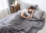 Hotel Rectangular 15lbs 40S Cotton Weighted Blanket