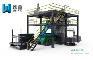China PP Non Woven Fabric Making Machine Nonwoven Production Line wholesale