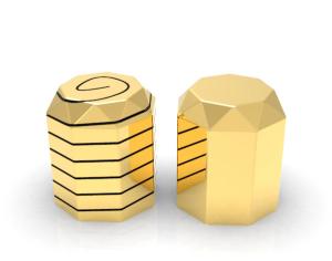 China Die Casting Cylindrical Zinc Alloy Perfume Bottle Cover wholesale