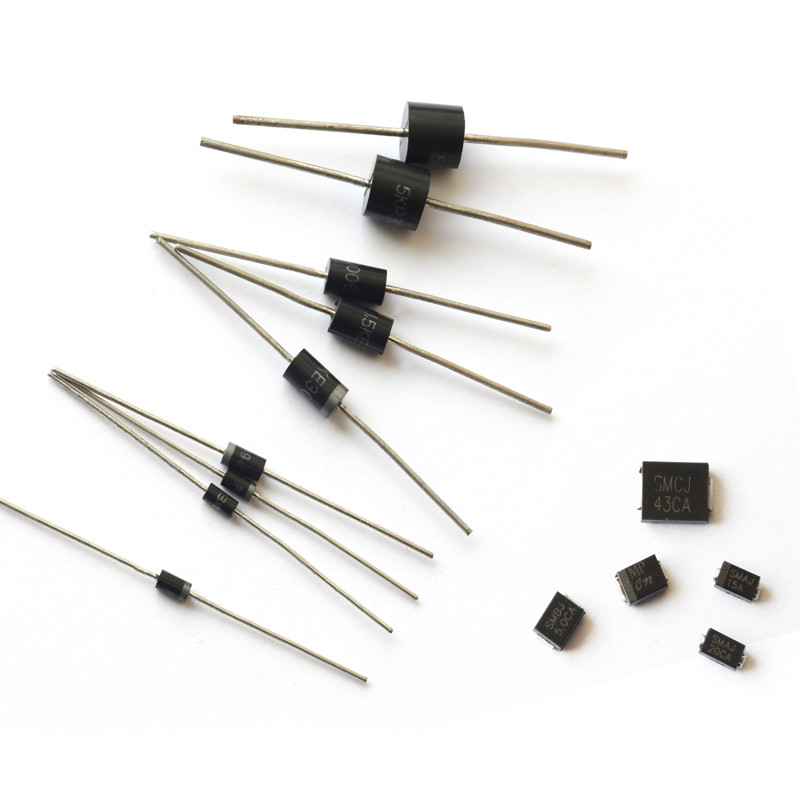 15KW TVS Transient Suppression Diode 15KE Series With Molded Plastic Case
