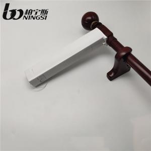 China Length 6.7m Thickness 1.2mm Motorized Ceiling Curtain Track Brown Color wholesale