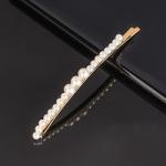 Handmade Pearls Decorative Hair Clips Pin For Makeup Geometric Flower Barrettes