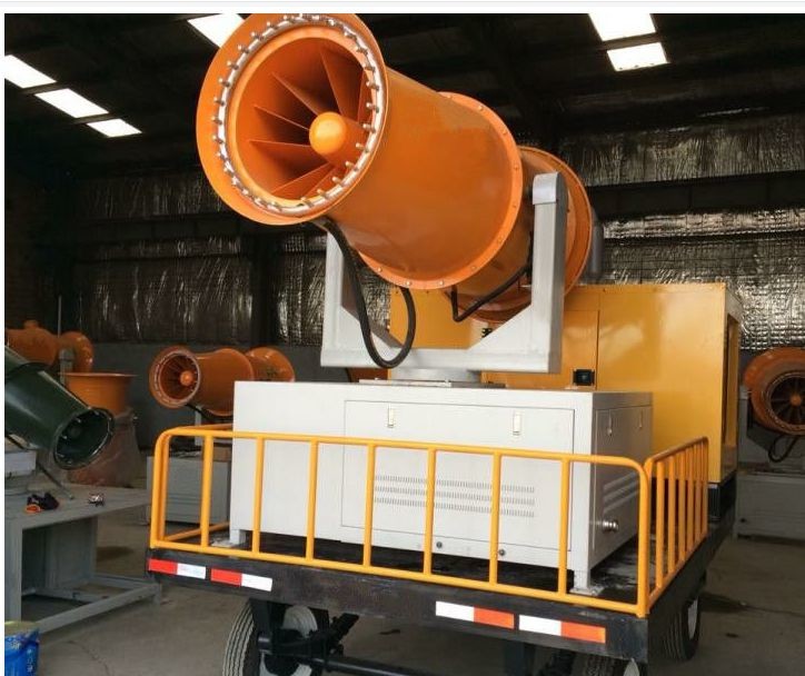 Trolley Power Dust Suppression Misting Systems / Electric Dust Suppression Cannon