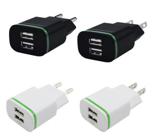 China hot selling Luminous 2 USB charger in promotion wholesale