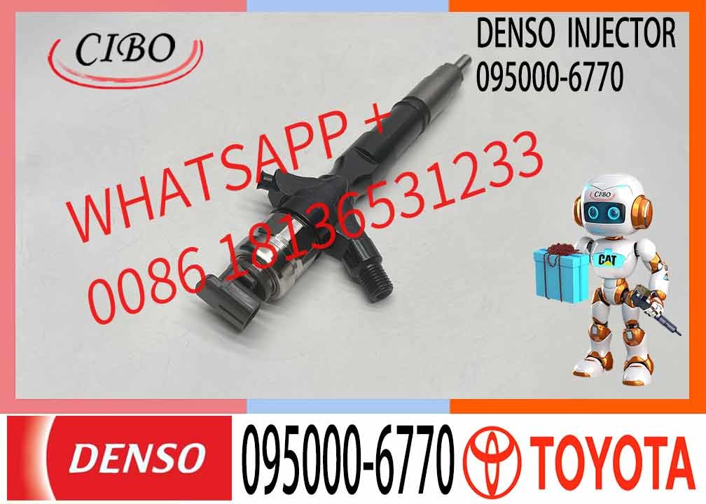 New Fuel Injectors Nozzle 095000-7040 095000-6770 23670-39145 23670-30150 for Toyota Hiace 2.5 D4D HILUX 2KD-FTV Engine