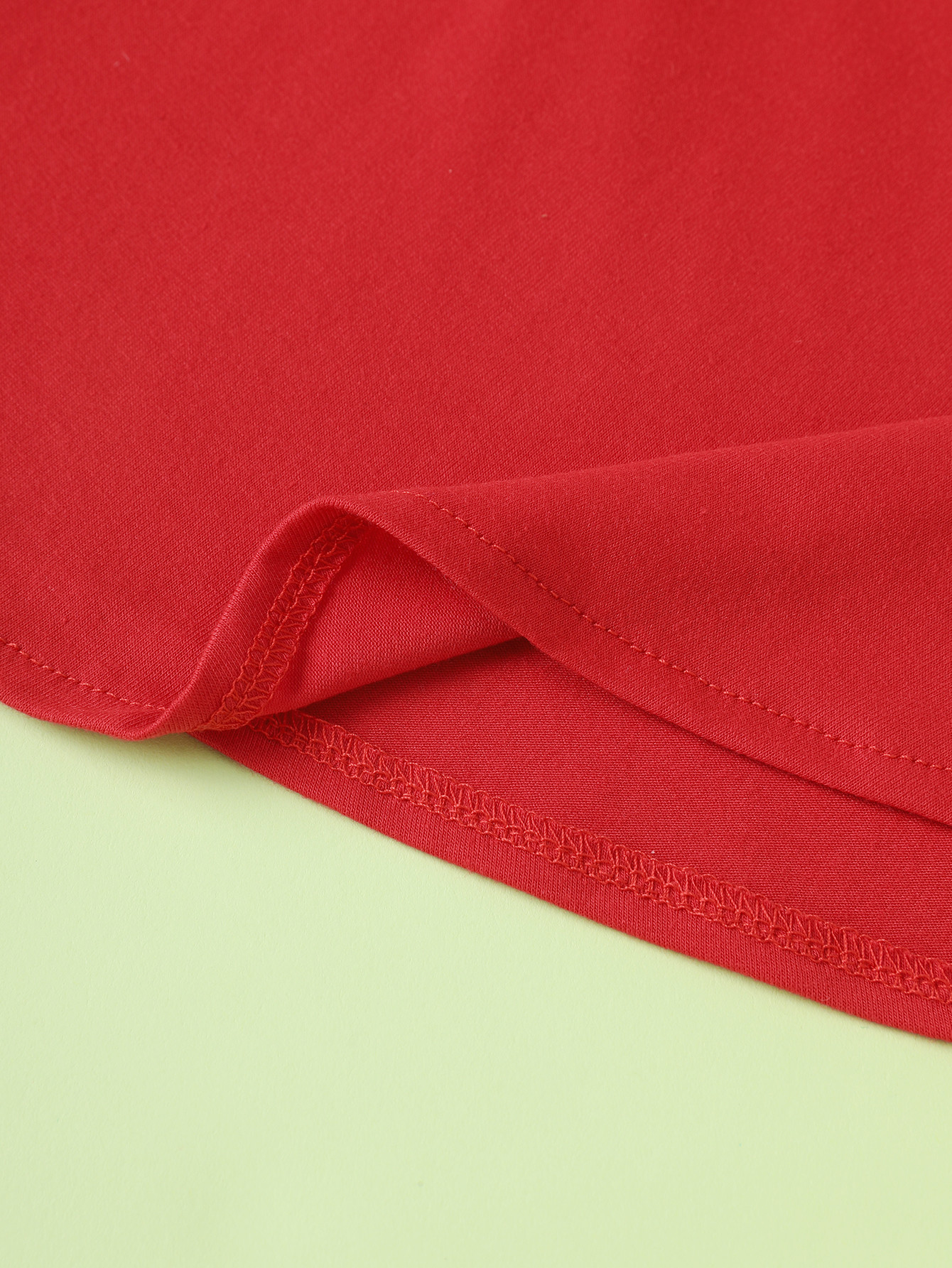 Girls Red Short Skirts And Dresses With Love Heart Pattern In Polyester Spandex