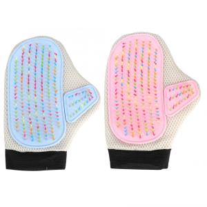 China Deshedding Glove Curved Massage Needles For Cat / Dog Pet Cleaning wholesale