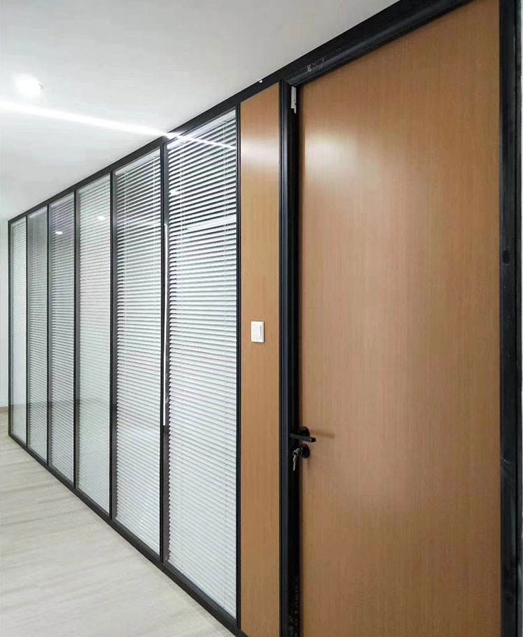 Eco Friendly Demountable Modular Glass Partition Wall For Office Building