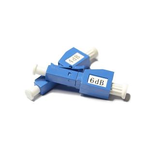 China 18dB Singlemode Male to Female LC / UPC Fiber Optic Attenuator , 3 / 20dB Optical Attenuator wholesale