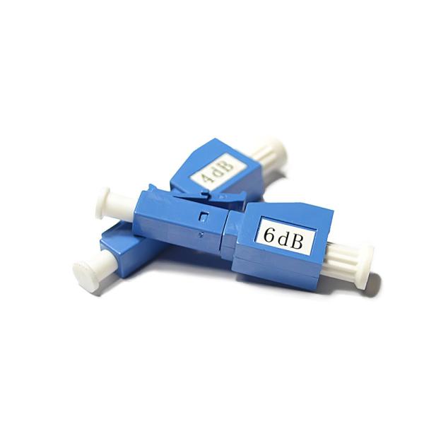 18dB Singlemode Male to Female LC / UPC Fiber Optic Attenuator , 3 / 20dB