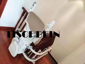 China Supermarket Shopping Mall Wheelchair Lift With Curcled Guide Rail Track For Home 304 Stainless Steel Material wholesale