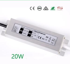 China Antiwear DC 12V 20W Slimline LED Driver Switch Mode Waterproof wholesale