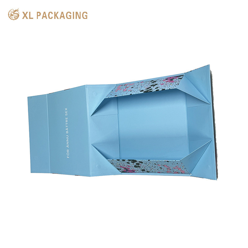 Luxury Rigid Cardboard Foldable Paper Boxes Magnetic Closure Shoe Packaging Box