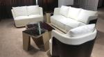 Square Shape Living Room Coffee Table Luxury Modern Furnitures 600x600x560mm
