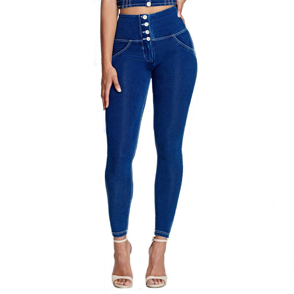 Sexy Stretch Fitness Skiny Booty Lifting High Waisted Jeans