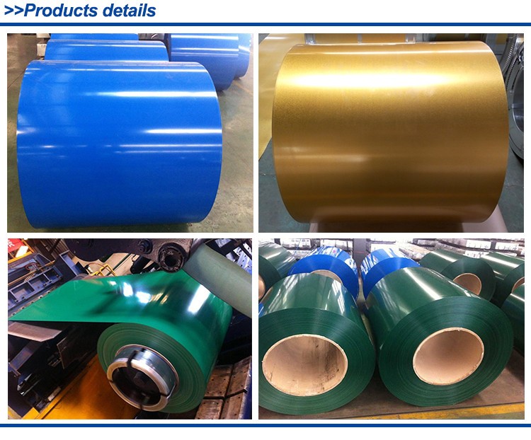 Prepainted Aluminum Color Coated Steel Coil SGS Thickness 0.15-1.8mm
