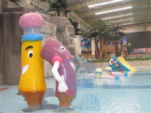 China Aqua Park Spray Pencil Shape Fountains For Children Splash Zone wholesale