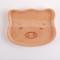 Cartoon Wooden Serving Plates Children Food Supplement Divided Dinner Plate