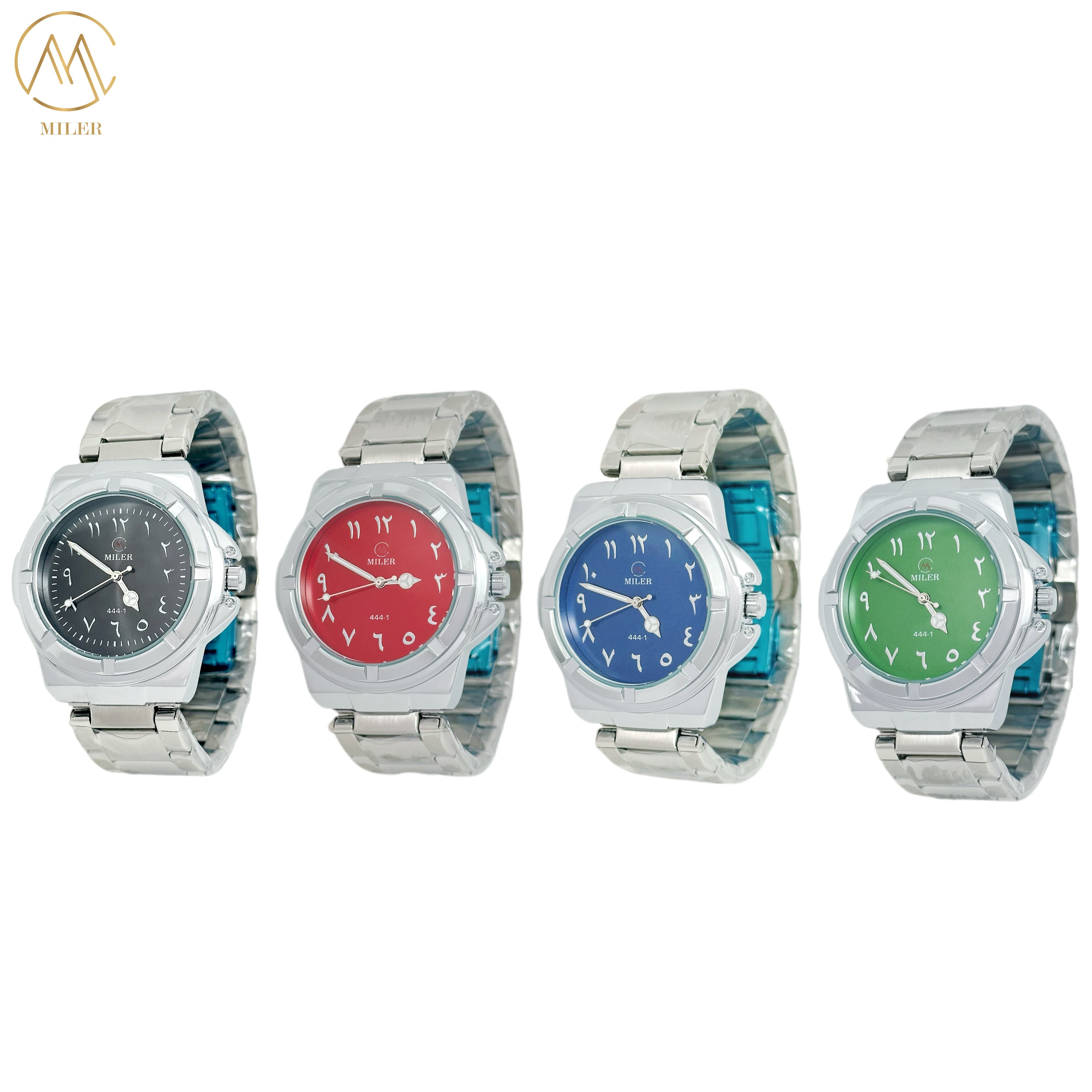 Silver Bezel Color Modern Stylish Quartz Wrist Watch with Sleek Design and Quartz Movement