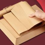 Recycled 38CM*50M Kraft Wrapping Paper Roll Moisture Proof