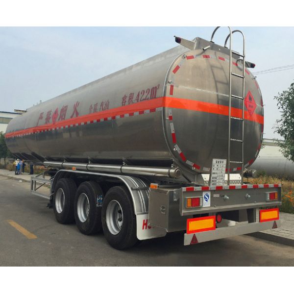 35cbm edible oil tank trailer 12 tyres stainless steel tank smei trailer for sale
