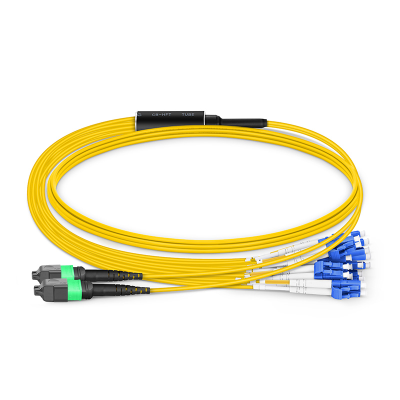 24 Fibers Cluster Branch MPO/MTP Single Mode Fan-out Patch Cord with Return Loss ≥ 50dB