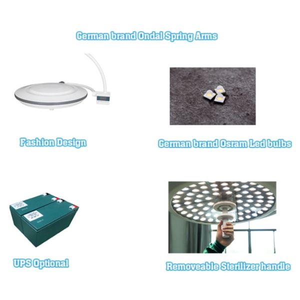 Celling Medical Operation Room Theatre Led Ot Shadowless Light Surgical Lamp Good Price Factory