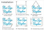 Neon Name Sign LED Strips Light Source 50000 Hours Working Lifetime