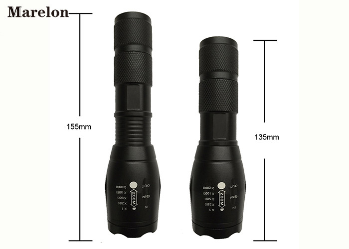 1000 Lumens Pocket LED Emergency Flashlight Adjustable Focus Zoom Light