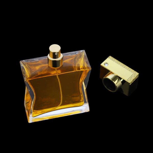 Luxury Custom Glass Perfume Bottles | Irregular Shape | 3D Molding | Hot Stamping | Premium Packaging