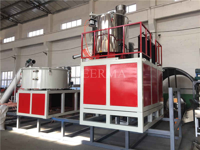 300L 600L PP PE PVC Mixing Machine 220V / 380V High Speed PVC Mixer