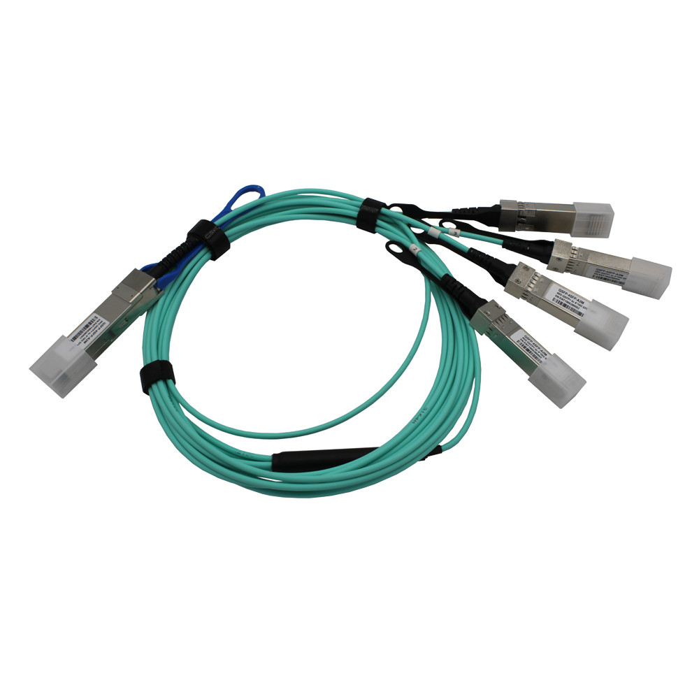 QSFP-4SFP-AxM 1m 3m Active Optical Cables 40G To 4x10G Qsfp Aoc Cable for data Center