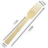 China 100 Nature Disposable Bamboo Wooden Cutlery Bulk Fork 17CM wholesale