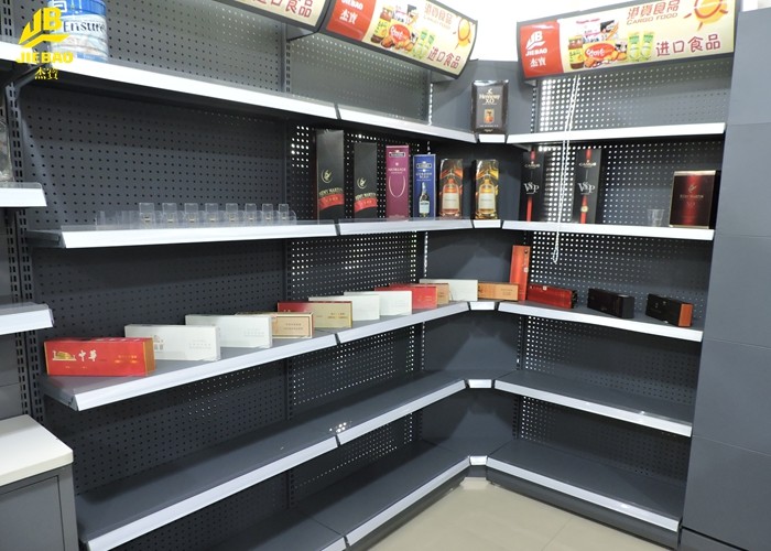 5 Layers Convenience Store Shelving 30kg Per Layer Load 320mm Width