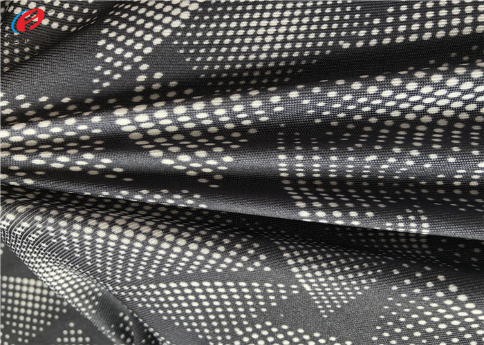 Sports Wear Weft Knitted Fabric Printed 4 Way Lycra Fabric For Swimwear Trunks