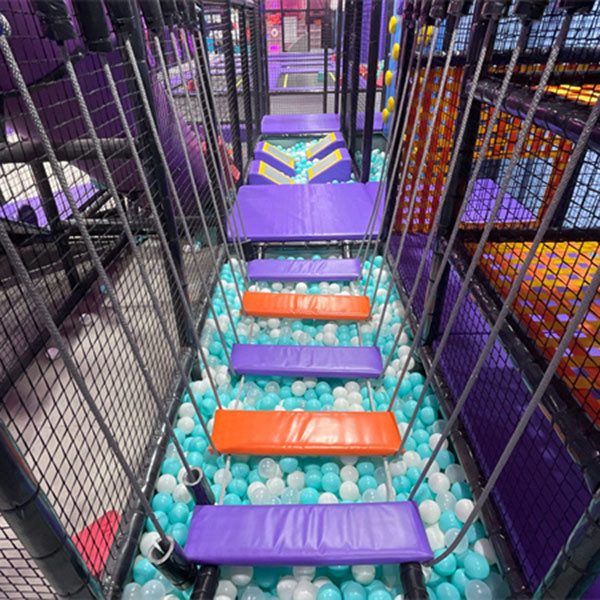 Custom Adventure Park Junior Ninja Course Indoor Playground Equipment