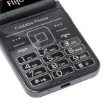 F265 2.55'' 4 SIM Cards Flip Keypad Mobile Phone 1400mAh Camera FM Radio 2G