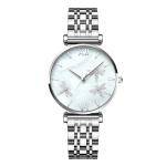 85g Women'S Stainless Steel Quartz Wrist Watch 3bar Waterproof