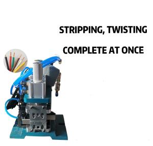 China AWG18 Pneumatic Wire Peeling Machine 3mm-25mm Stripping Length wholesale