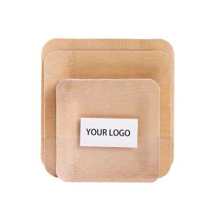 China Indoor Bamboo Biodegradable Disposable Tableware Plates Practical Eco Friendly wholesale