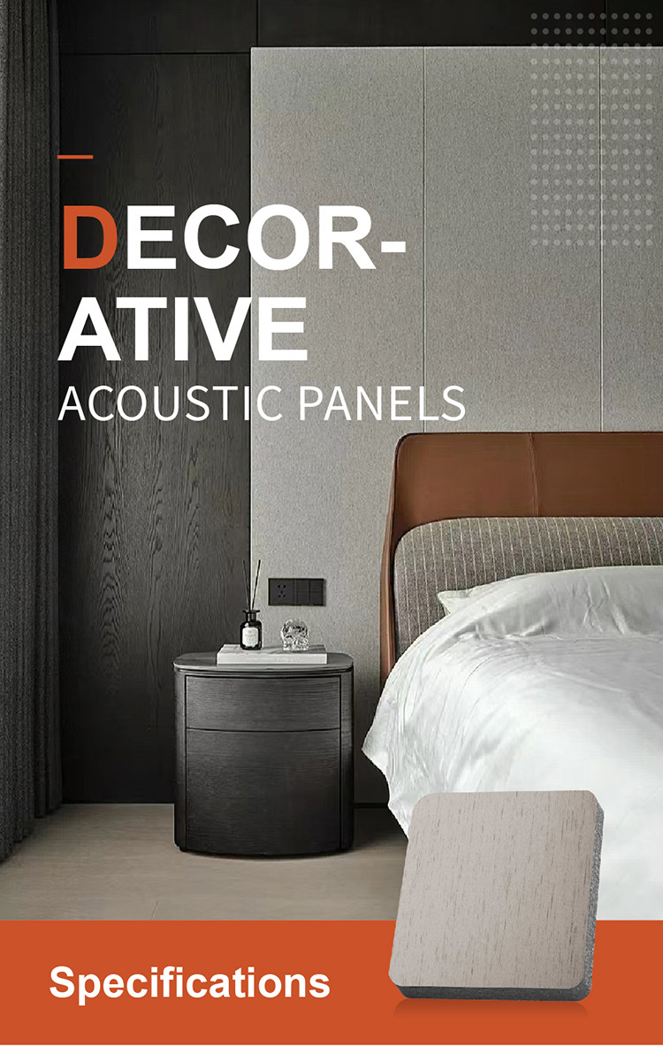 Eco Friendly Recyclable Material PET Acoustic Panels Fabric Finish 9mm 12mm Thick