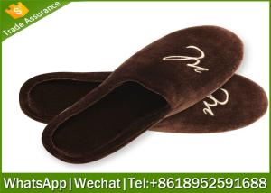 China hotel slipper,SPA Slippers,Velvet slippers manufacturer,Velvet slipper with logo wholesale
