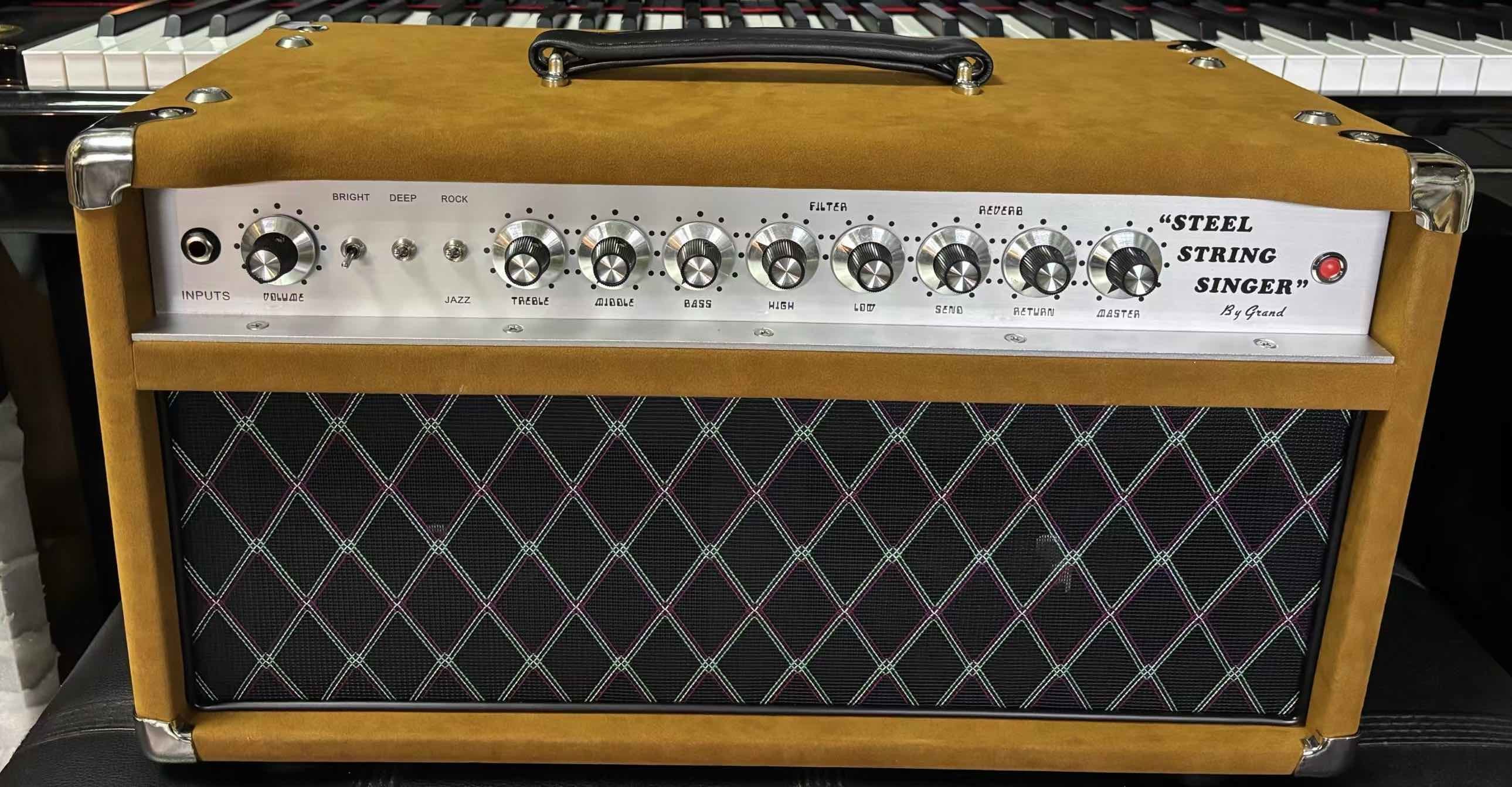 Custom Dumble Steel String Singer Clean Reverb Tone SSS20 ECC83S*5 EH 6V6*2, Handmade Grand Guitar Amp Head 20W 50W 100W Optional