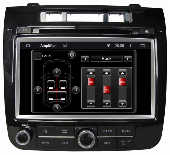 Ouchuangbo Car Radio Android 4.4 for Volkswagen Touareg (2010-) Auto Radio Stereo DVD Multimedia Kit OCB-8009D