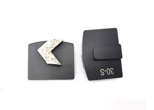 China Black Husqvarna Redi Lock Arrowhead Diamonds Durable Concrete Grinding Disc wholesale