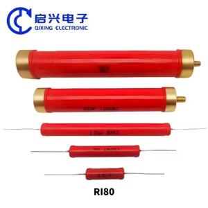 China Ri80 10W 20W 30W 50W 100W 200W 300W 500W 1000W 100 Ohm Fixed Cylindrical High Voltage Resistors wholesale