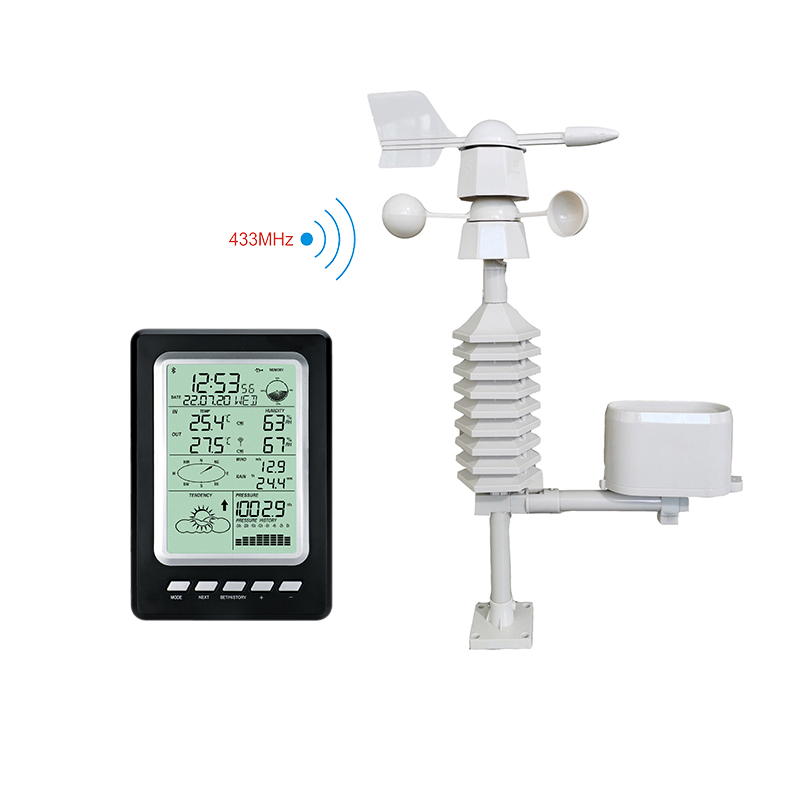 Wind Speed Range 0-50m/S Durable Outdoor Wireless Weather Station For Home And Farming