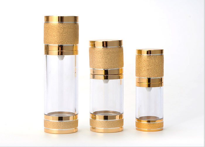 Color Customized Airless Pump Bottles / Airless Cosmetic Bottles For Cosmetic Packaging