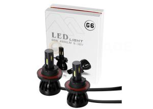China 6500K G6 LED Headlight Bulbs H13 96 Watt 360 Degree 4 Sides Angle Fan Cooling wholesale