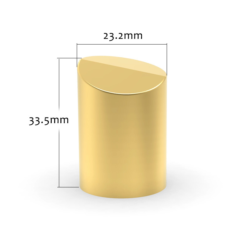 Die Casting Golden Zinc Alloy Perfume Bottle Caps
